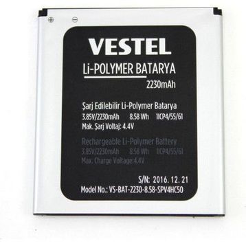 Zore Vestel Venüs E2 Plus A Kalite Uyumlu Batarya