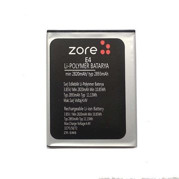 Zore Vestel Venüs E4 A Kalite Uyumlu Batarya