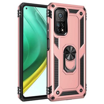 Zore Xiaomi Mi 10T 5G Vega Yüzük Standlı Zırh Cep Telefonu Kılıfı