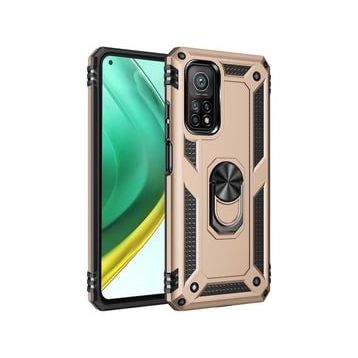 Zore Xiaomi Mi 10T 5G Vega Yüzük Standlı Zırh Cep Telefonu Kılıfı