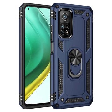Zore Xiaomi Mi 10T 5G Vega Yüzük Standlı Zırh Cep Telefonu Kılıfı