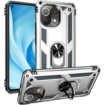 Zore Xiaomi Mi 11 Lite Vega Kapak Gri Kılıf