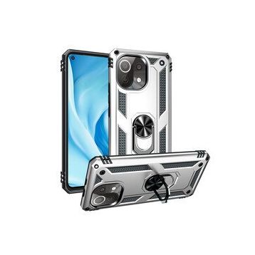 Zore Xiaomi Mi 11 Lite Vega Kapak Gri Kılıf