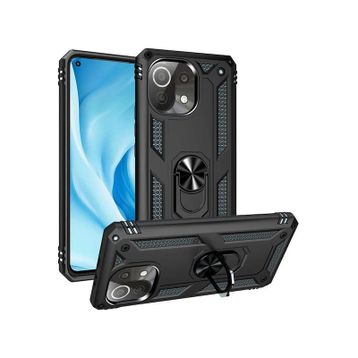 Zore Xiaomi Mi 11 Lite Vega Kapak Siyah Kılıf