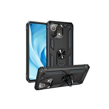 Zore Xiaomi Mi 11 Lite Vega Kapak Siyah Kılıf