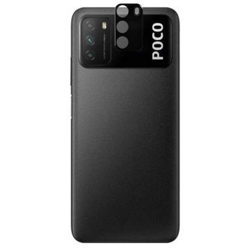 Zore Xiaomi Poco M3 3D Siyah Kamera Camı