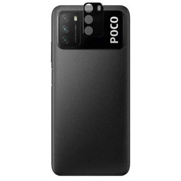 Zore Xiaomi Poco M3 3D Siyah Kamera Camı