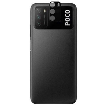 Zore Xiaomi Poco M3 3D Siyah Kamera Camı