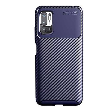 Zore Xiaomi Poco M3 Pro Karbon Tasarım Negro Silikon Cep Telefonu Kılıfı