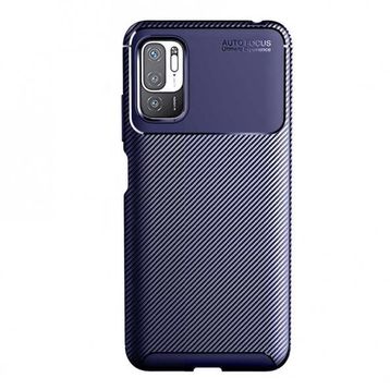 Zore Xiaomi Poco M3 Pro Karbon Tasarım Negro Silikon Cep Telefonu Kılıfı