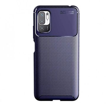 Zore Xiaomi Poco M3 Pro Karbon Tasarım Negro Silikon Cep Telefonu Kılıfı