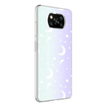 Zore Xiaomi Poco X3 M-Blue Desenli Kılıf
