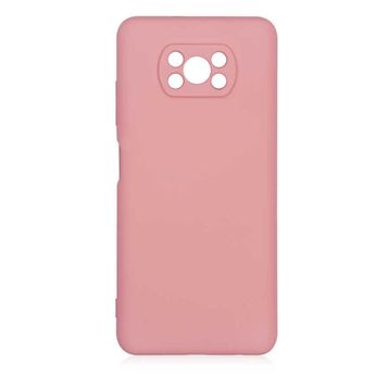 Zore Xiaomi Poco X3 Mara Lansman Kapak Açık Pembe Cep Telefonu Kılıfı