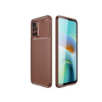 Zore Xiaomi Redmi 10 Karbon Tasarım Negro Silikon Cep Telefonu Kılıfı
