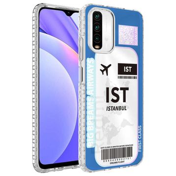 Zore Xiaomi Redmi Note 10 Airbag Kenarlı Renkli Desenli Silikon Elegans Kapak Kılıf