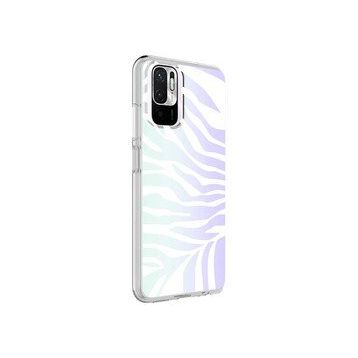 Zore Xiaomi Redmi Note 10 M-Blue Desenli Kapak Kılıf
