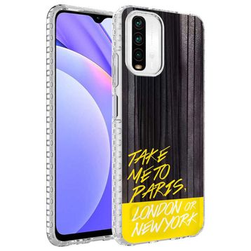Zore Xiaomi Redmi Note 10S Airbag Kenarlı Renkli Desenli Silikon Elegans Kapak Kılıf