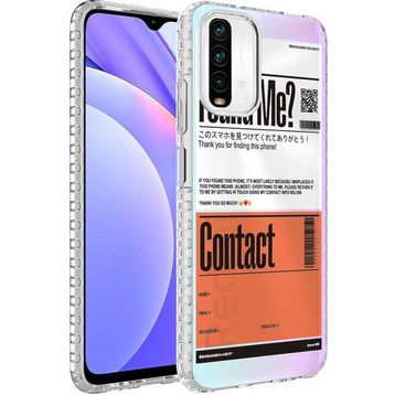 Zore Xiaomi Redmi Note 10S Airbag Kenarlı Renkli Desenli Silikon Elegans Kapak Kılıf