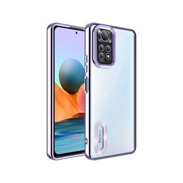 Zore Xiaomi Redmi Note 11 Global Kamera Korumalı Logo Gösteren Omega Kapak Kılıf