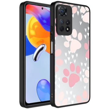 Zore Xiaomi Redmi Note 11 Pro 5G Aynalı Desenli Kamera Korumalı Parlak Mirror Cep Telefonu Kılıfı