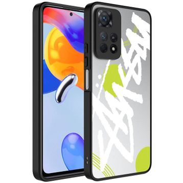 Zore Xiaomi Redmi Note 11 Pro 5G Aynalı Desenli Kamera Korumalı Parlak Mirror Cep Telefonu Kılıfı