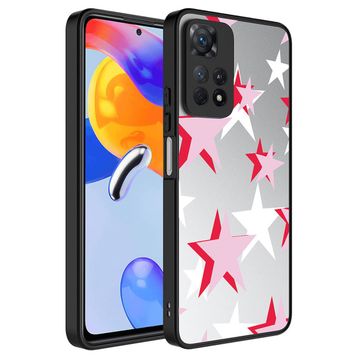 Zore Xiaomi Redmi Note 11 Pro 5G Aynalı Desenli Kamera Korumalı Parlak Mirror Cep Telefonu Kılıfı