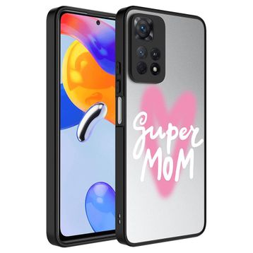 Zore Xiaomi Redmi Note 11 Pro 5G Aynalı Desenli Kamera Korumalı Parlak Mirror Cep Telefonu Kılıfı