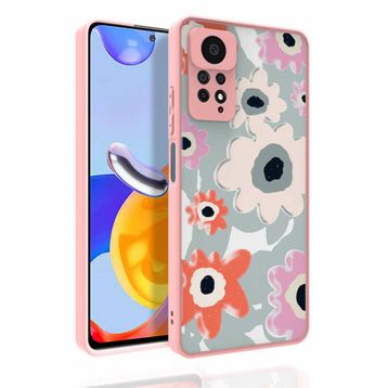 Zore Xiaomi Redmi Note 11 Pro 5G Desenli Kamera Korumalı Parlak Nora Kapak Kılıf