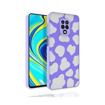 Zore Xiaomi Redmi Note 9 Pro Desenli Kamera Korumalı Parlak Nora Kapak Kılıf