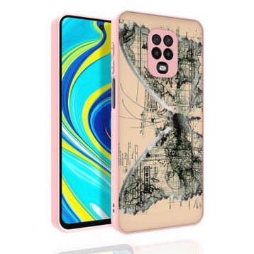 Zore Xiaomi Redmi Note 9 Pro Desenli Kamera Korumalı Parlak Nora Kapak Kılıf