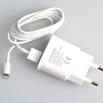 Zore ZR-A2000 2 USB'li Lightning Ev Şarj Seti