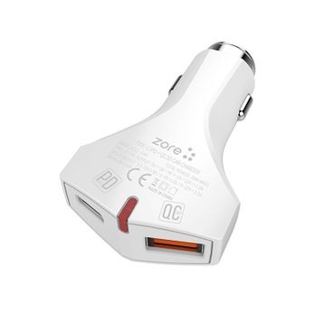 Zore ZRC60P Type-c 2 İn 1 Araç Şarj Seti