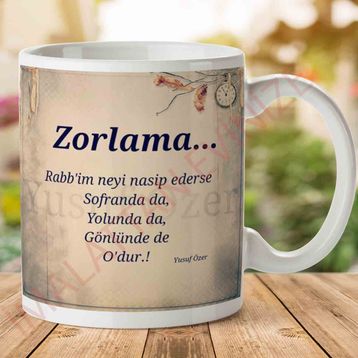 Zorlama Baskılı Kupa