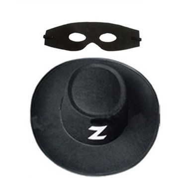 Zorro Yetişkin Şapka Maske Set