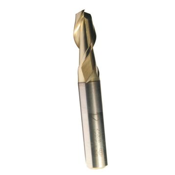 ZPS DIN327 ZRN 12 mm 2 Ağız Kısa Alüminyum Frezesi