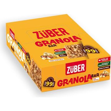 Züber 25 gr Yer Fıstıklı Granola Bar
