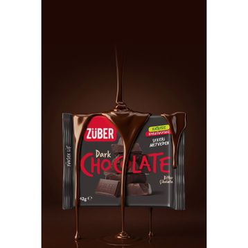 Züber 42 gr Bitter Çikolata (6 adet)