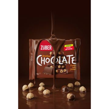 Züber 42 gr Fındıklı Sütlü Çikolata (6 adet)