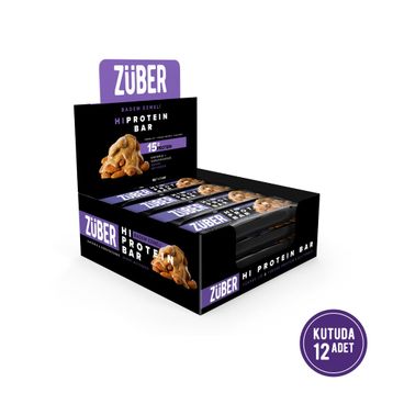 Züber 45 gr Bademli Hi-Protein Bar (12 adet)