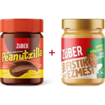 Züber 650 gr Peanutzilla + %100 Fıstık Ezmesi