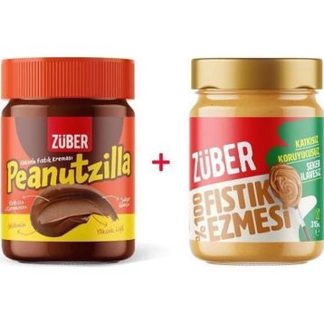 Züber 650 gr Peanutzilla + %100 Fıstık Ezmesi