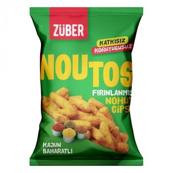Züber 75 gr Kajun Baharatlı Fırınlanmış Nohut Cipsi