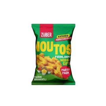 Züber 75 gr Kajun Baharatlı Fırınlanmış Nohut Cipsi