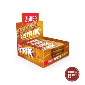 Züber Fıstrık 30 gr Yer Fıstıklı Kuruyemiş Bar (15 adet)