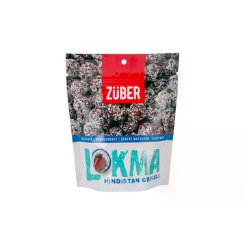 Züber Lokma Hindistan Cevizi Kaplı 96 gr Kakaolu Fındık Ezmeli Meyve Topu