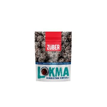Züber Lokma Hindistan Cevizi Kaplı 96 gr Kakaolu Fındık Ezmeli Meyve Topu