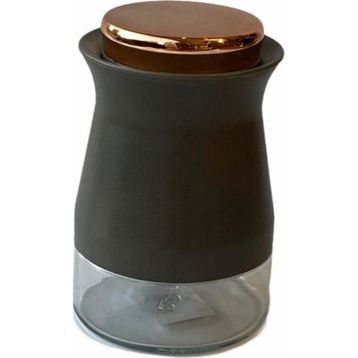 Zücev Sembol Kitchen Art-105 16 Cm Gri Vakum Kapaklı Kavanoz