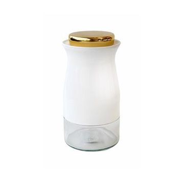 Zücev Sembol Kitchen Art-115 20 Cm Beyaz Vakum Kapaklı Kavanoz