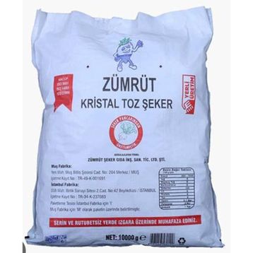 Zümrüt 10 kg Toz Şeker