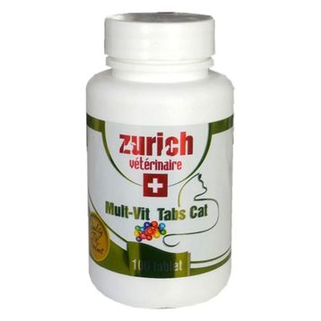 Zurich 100 Tablet Multivitamin Kedi Tableti